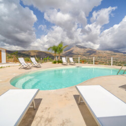 Villa Chicos private panoramic pool sea view piscina panoramica vista mare Catsellammare del Golfo Scopello